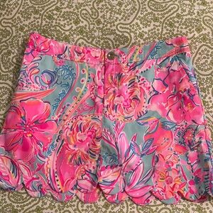 Lilly Pulitzer skirt with built-in shorts. Size 6 NWT